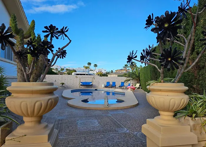 Villa Tres Palmeras En Alfaz Del Pi , Albir, Benidorm